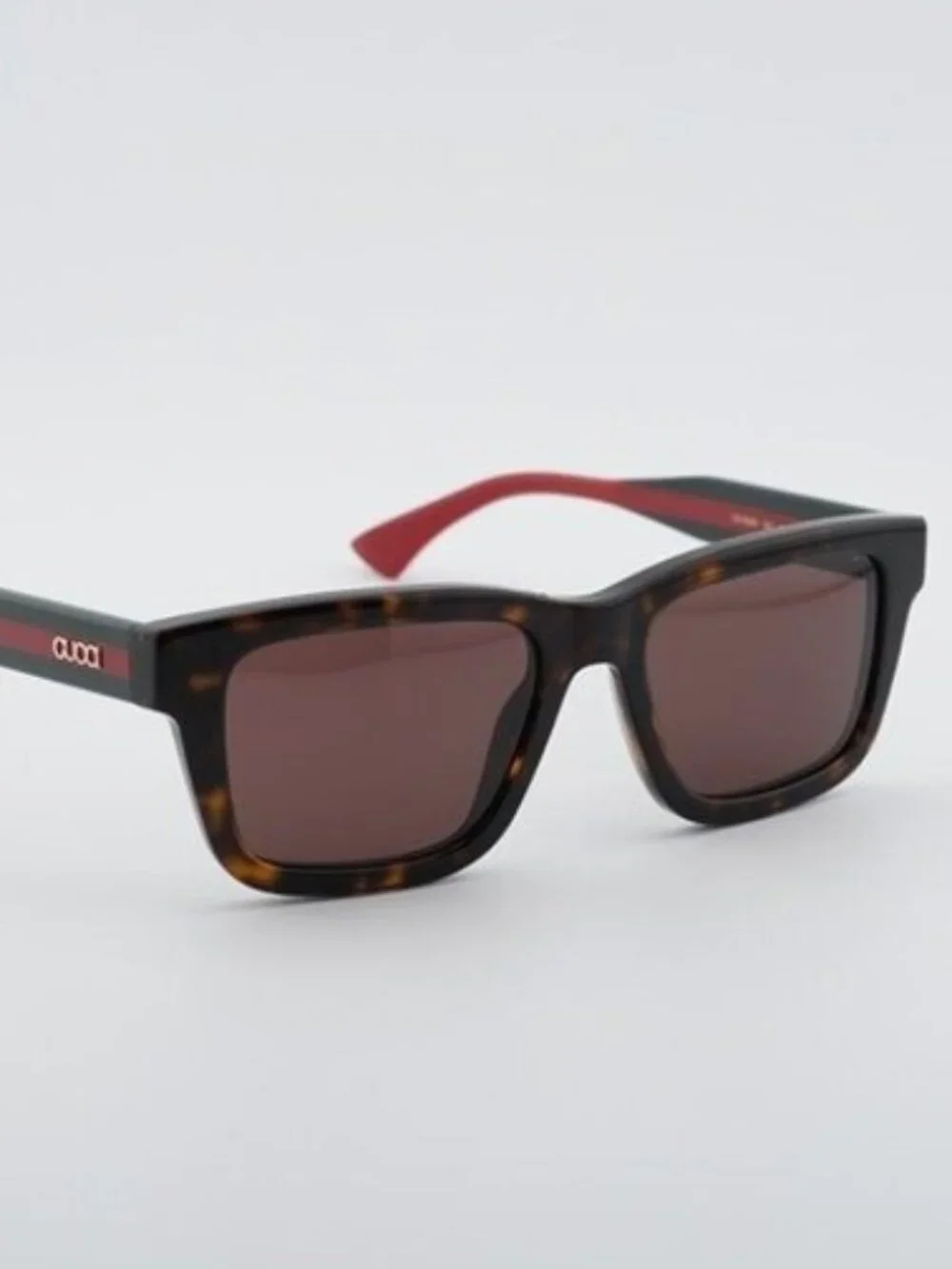 Gucci GG1869S 002 Sunglasses Havana Square Frame, Brown Lenses